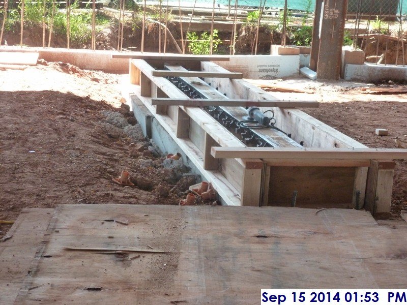 Constructed the trench drain forms Facing West  (800x600)